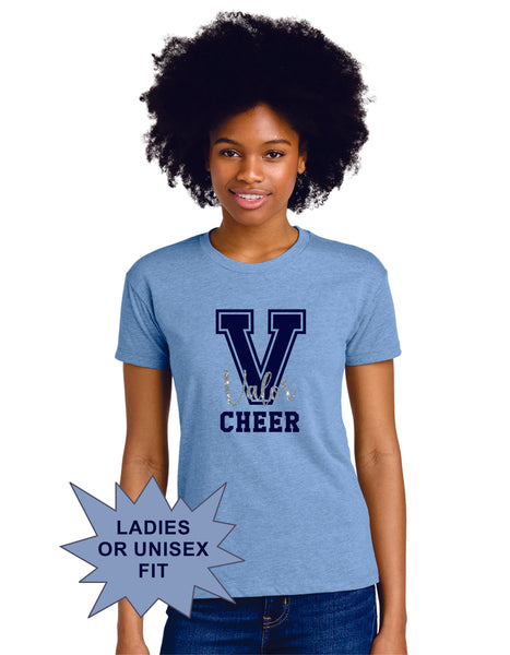 Valor Cheer Competition Tee- Matte or Glitter