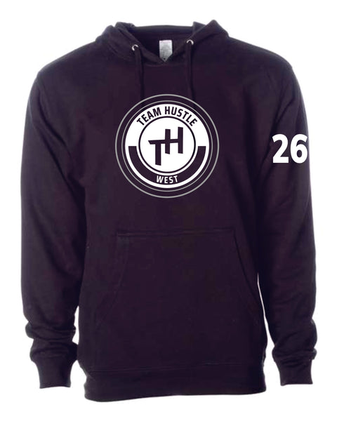 Team Hustle West Ladies Hoodie- 3 Designs