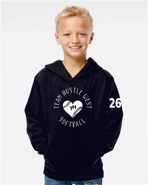 Team Hustle West Youth Hoodie- 3 Designs