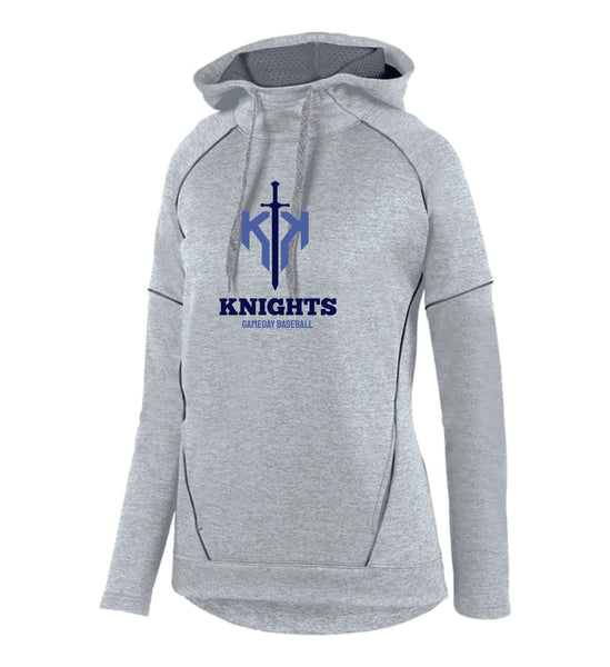 Knights Heather Wicking Hoodie- Unisex, Ladies, Youth Sizes