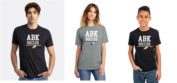 AHS Soccer ARROW Design Next Level Tee- 3 Colors