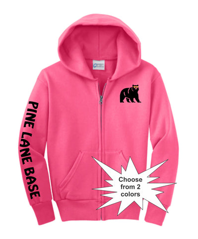 PLE BASE Youth Full Zip Hoodie