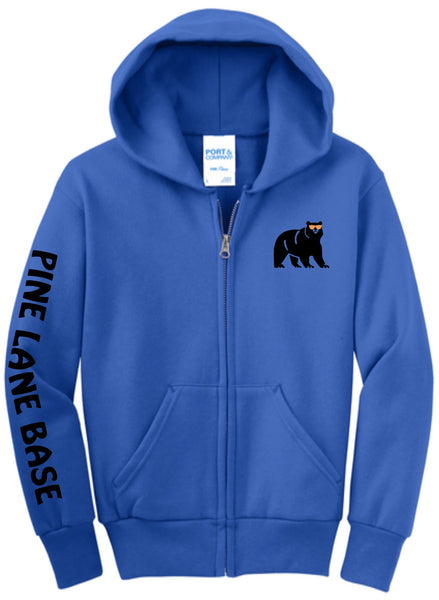 PLE BASE Youth Full Zip Hoodie
