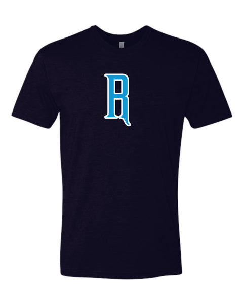 Rival Fastpitch Unisex R LOGO Tee- matte and glitter