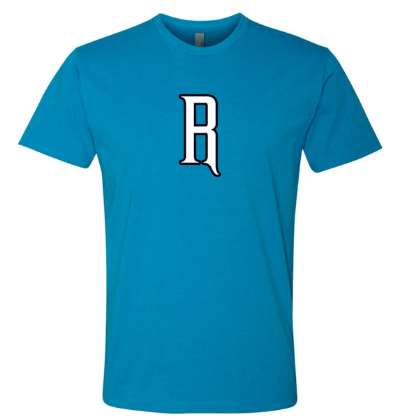 Rival Fastpitch Unisex R LOGO Tee- matte and glitter