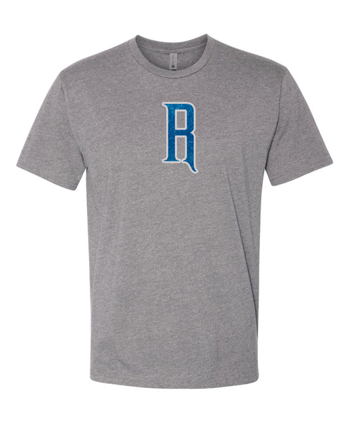 Rival Fastpitch Unisex R LOGO Tee- matte and glitter