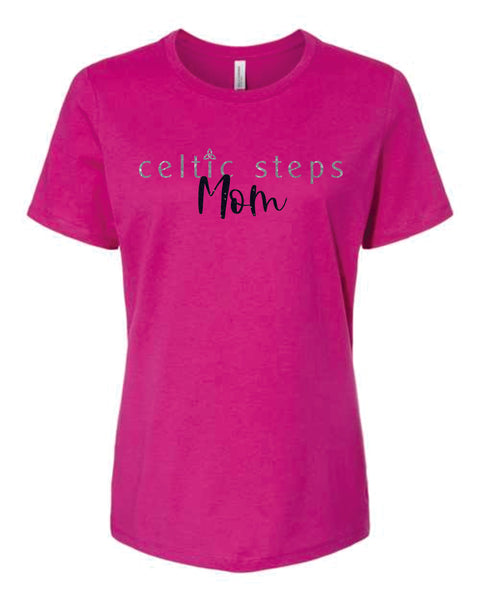 Celtic Steps Mom Ladies Tee- Matte or Glitter