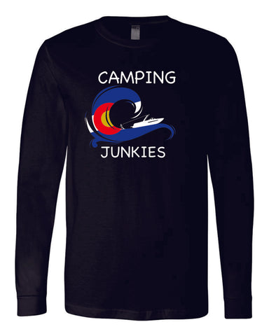 Camping Junkie Long Sleeve Tee