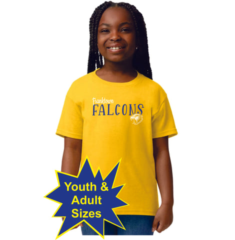 Franktown FALCONS Basic Tee- Matte or Glitter