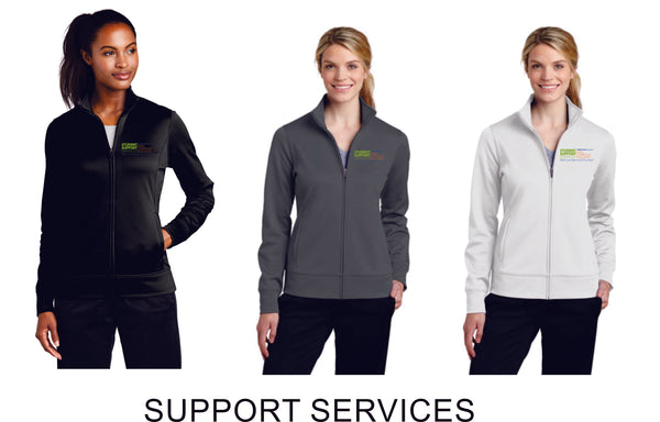 DCSD Staff Ladies Full Zip Jacket- 3 Designs