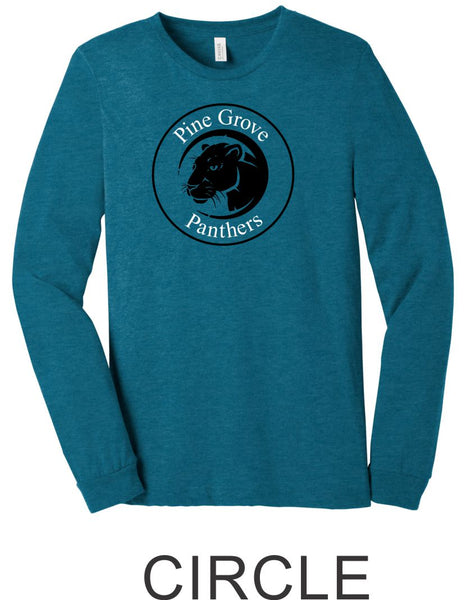 Pine Grove Teal Long Sleeve Tee- 4 designs