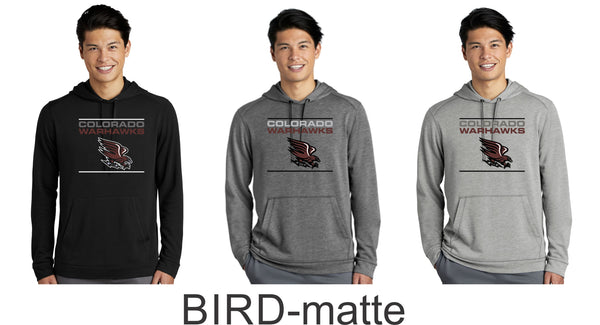 Warhawks Baseball Triblend Wicking Fleece Hoodie-Ladies or Unisex