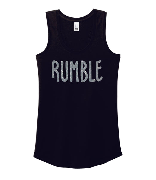 Rumble Staff Triblend Ladies Tank- 4 designs