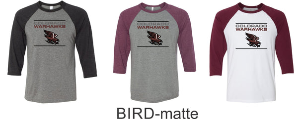 Warhawks Baseball Raglan Tees