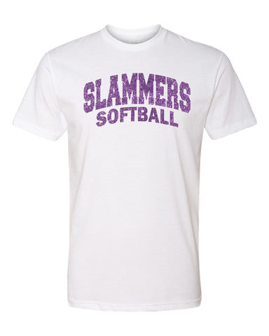 Slammers Softball Next Level Tee- 4 designs- Matte or Glitter