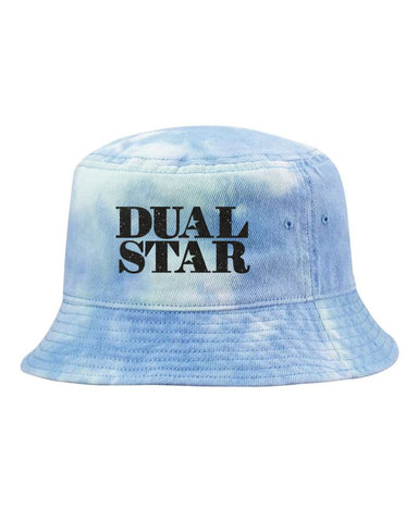 Dual Star Tie Dye Bucket Hat