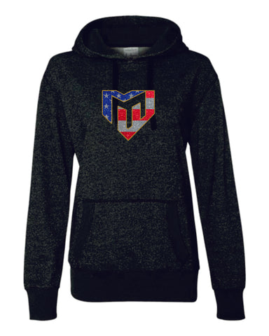 Magic Ladies Sparkle Fabric French Terry Hoodie- USA Design