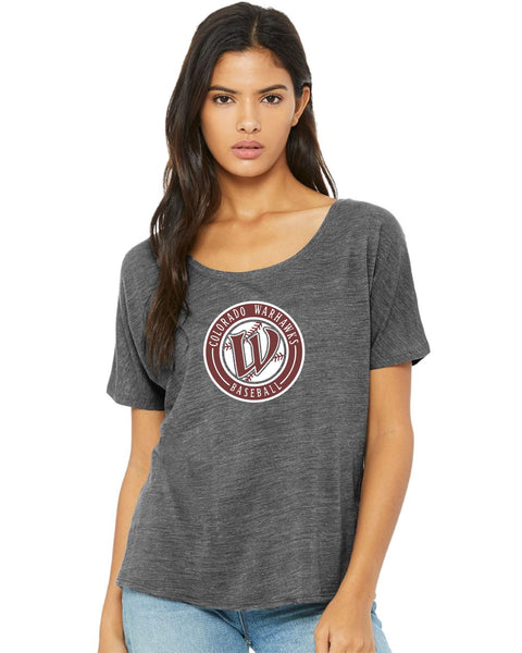 Warhawks Ladies Slouchy Tee- 5 Designs