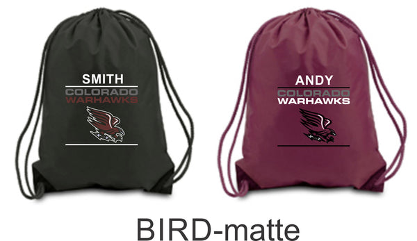 Warhawks Baseball Drawstring Backpack