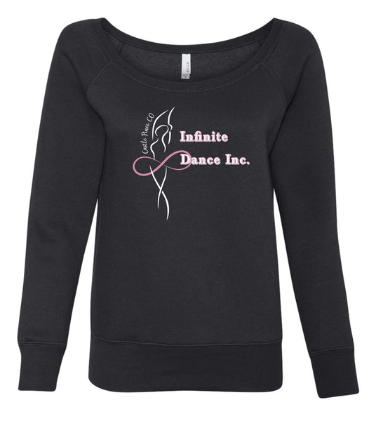 Infinite Dance Wide Neck Triblend Sweatshirt