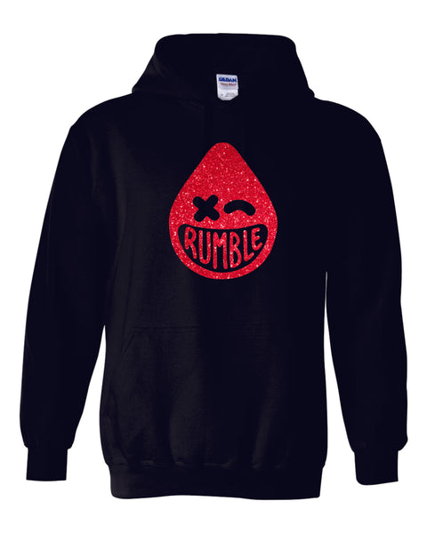 Rumble Staff Basic Hoodie- Matte or Glitter