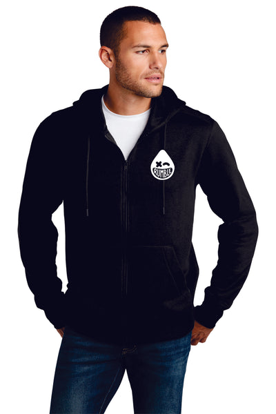 Rumble Staff District Unisex or Ladies Full Zip Hoodie