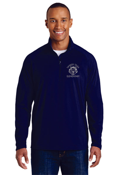 Timber Trail Unisex Sport Wick 1/2 Zip Pullover