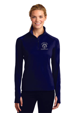 Timber Trail Ladies Sport Wick 1/2 Zip Pullover