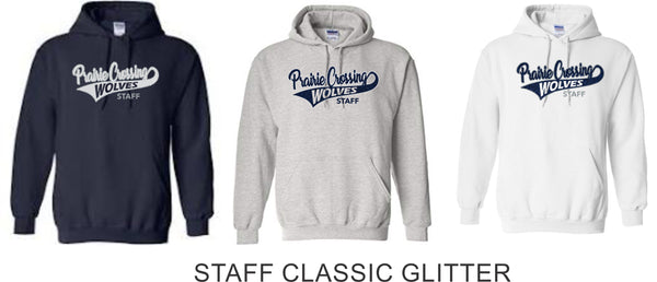 PCE Staff Hoodie- 3 Designs- Matte and Glitter