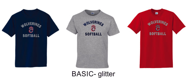 Chap Softball Basic Tee- 6 design choices