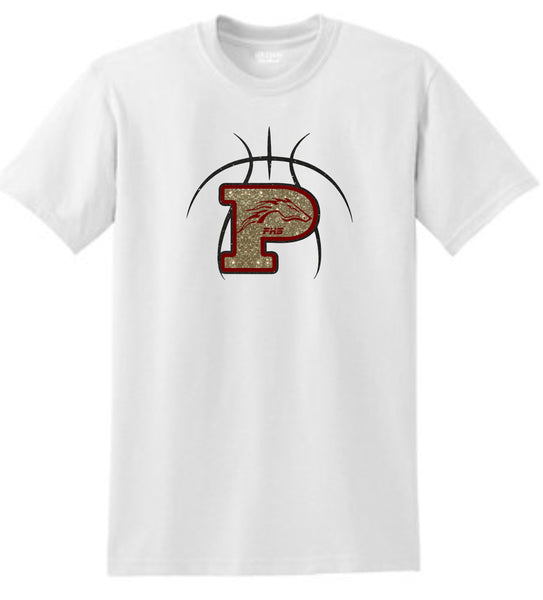 Pondo Basketball Basic LOGO Tee- Matte or Glitter