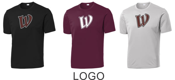 Warhawks Baseball Wicking Tee- Ladies, Unisex, and Youth