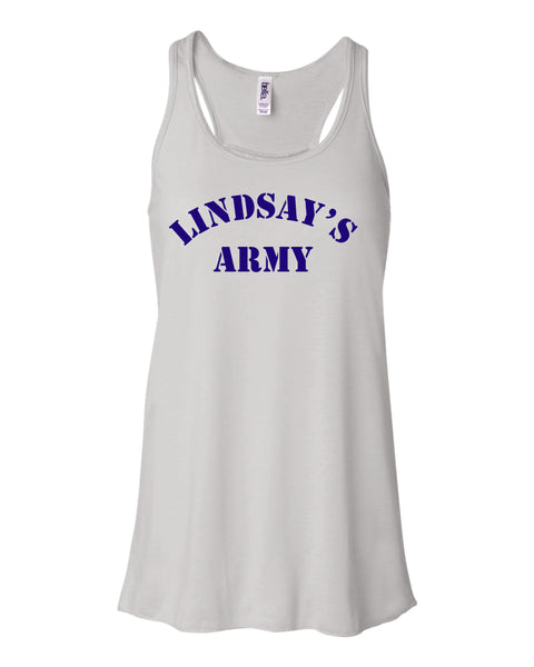Lindsay's Army Flowy Tank- Matte or Glitter