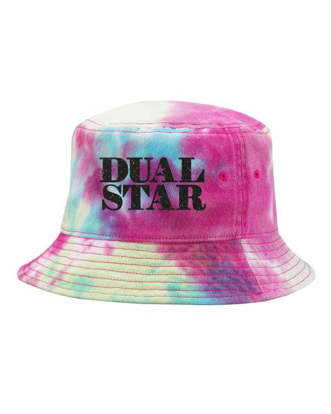 Dual Star Tie Dye Bucket Hat