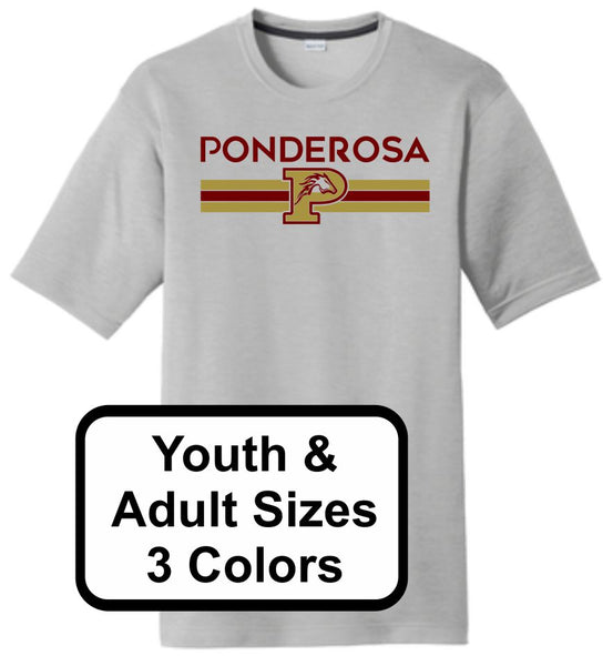 Pondo POMS Cotton Touch Wicking Tee- 4 Designs