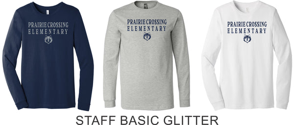 PCE Staff Long Sleeve Tee- 3 designs- Unisex and Ladies Sizes