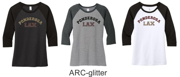 Pondo LAX Ladies Raglan Tee- 4 designs