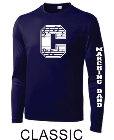 Chap Band Wicking Long Sleeve Tee in 3 Designs