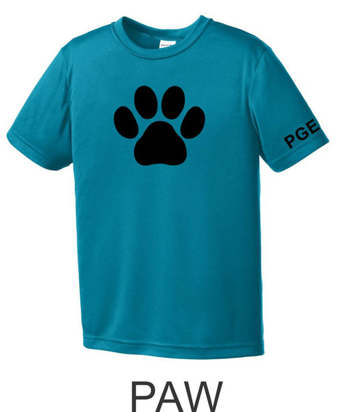 PGE Teal Wicking T-Shirt- 3 Designs