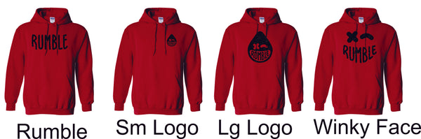 Rumble Staff Basic Hoodie- Matte or Glitter