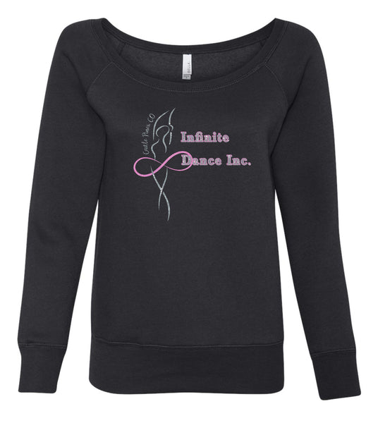 Infinite Dance Wide Neck Triblend Sweatshirt