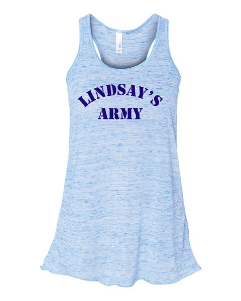 Lindsay's Army Flowy Tank- Matte or Glitter