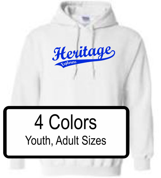 Heritage Basic Hoodie- 3 Designs- Matte and Glitter