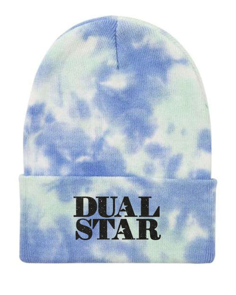 Dual Star Tie Dye Beanie