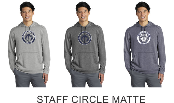 PCE Staff Premium Triblend Hoodie- 3 Designs- Unisex or Ladies Cut