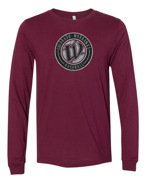 Warhawks Baseball Bella Canvas Long Sleeve Tee