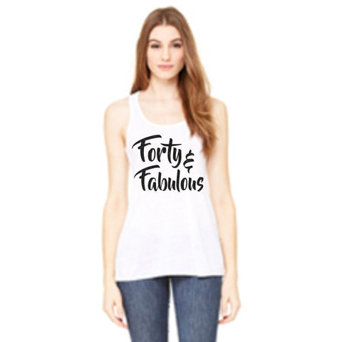 Custom Flowy Tank- Glitter