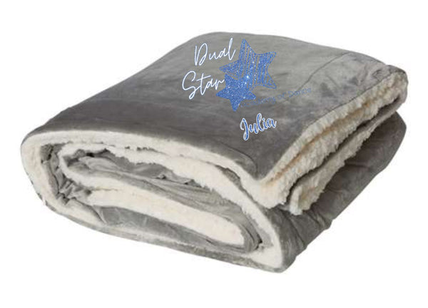 Dual Star Mink Sherpa Fleece Blanket