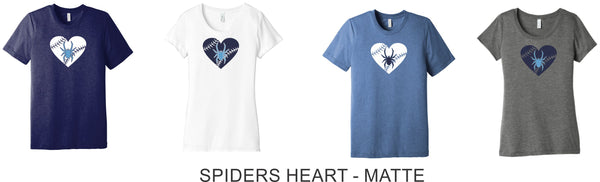 Spiders Triblend Tee-Unisex, Ladies, Youth- 5 Designs