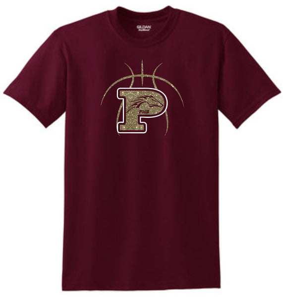 Pondo Basketball Basic LOGO Tee- Matte or Glitter